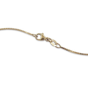 14K Gold 1mm Standard Box Chain