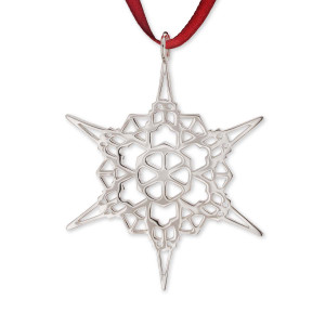 Sterling Silver 2011 Steeple Snowflake Ornament