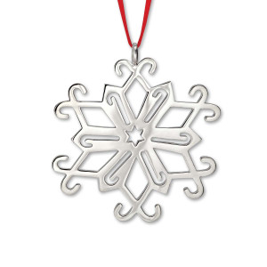 Sterling Silver 2013 Candy Cane Snowflake Ornament