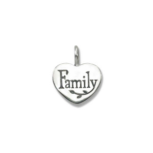 Family Heart Charm
