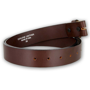 Genuine Brown Leather Belt