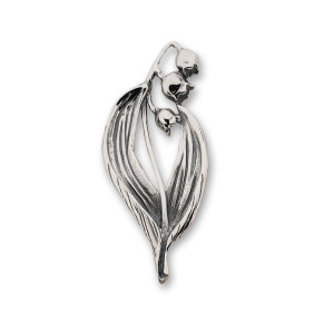 Sterling Silver Lily of the Valley Pin