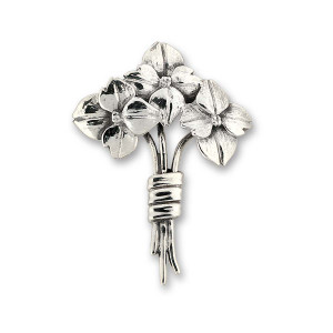 Sterling Silver Summer Bouquet Garden Pin
