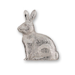 Sterling  Silver Rabbit Pin