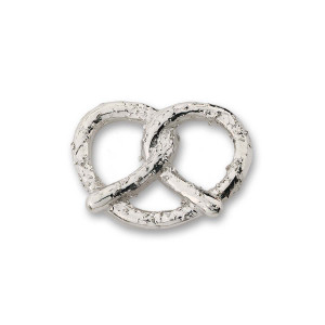 Sterling Silver Classic Pretzel Pin