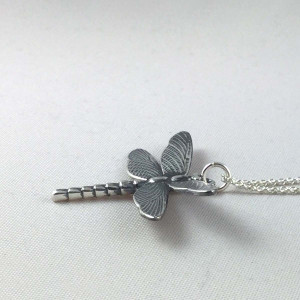 Sterling Silver Dragonfly Pendant