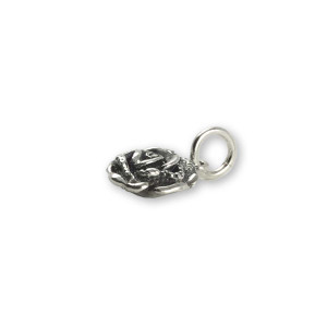Sterling Silver Rose Charm