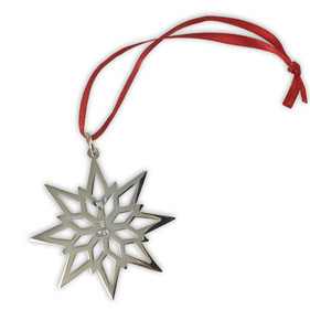 Sterling Silver 2018 Starlight Snowflake Ornament