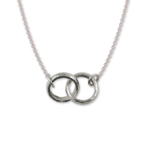 Sterling Silver Twosome Necklace
