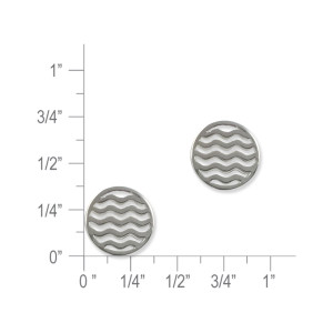 Sterling Silver Go with the Flow Post Earrings