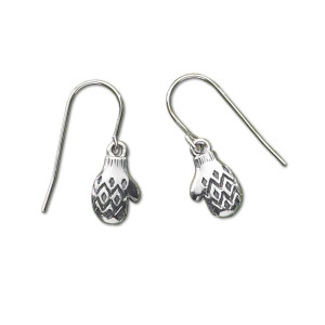 JHBreakell Sterling Silver Mittens Earrings