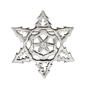JHBreakell Sterling Silver 2015 Evergreen Snowflake Pin