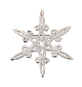 JHBreakell Sterling Silver 1998 Snowflake Pin