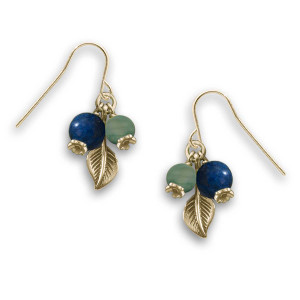 14K Gold Blueberry Hill Earrings