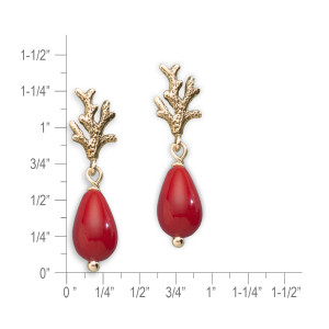14K Gold Reef Earrings