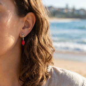14K Gold Reef Earrings