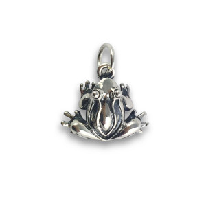 JHBreakell Sterling Silver Frog Charm