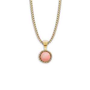 JHBreakell 14K Gold Enduring Grace Coral Pendant