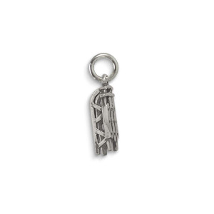 JHBreakell Sterling Silver Sled Charm