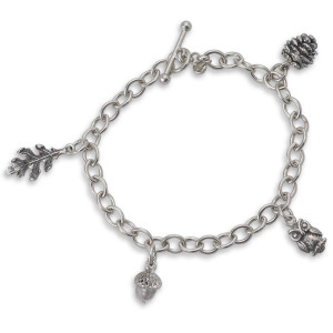 JHBreakell Sterling Silver Oak Leaf Charm