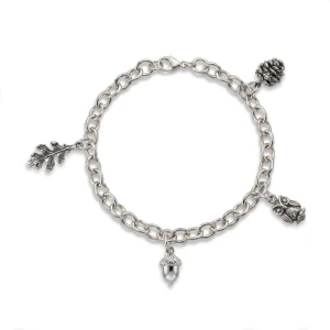 Sterling Silver Oak Leaf Charm