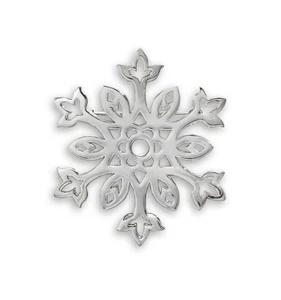 JHBreakell Sterling Silver 2019 Winter Garden Snowflake Pin