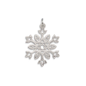 JHBreakell Sterling Silver 2019 Winter Garden Snowflake Charm