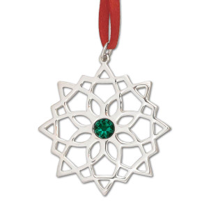 JHBreakell Sterling Silver 2020 Star of Hope Snowflake Ornament
