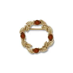 JHBreakell 14K Gold Traditions Wreath Pin