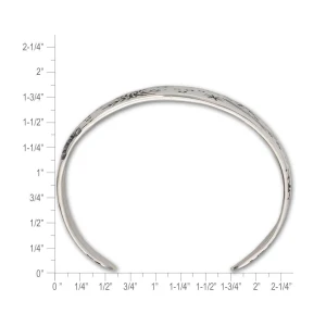 JHBreakell Sterling Silver Snow Kissed Cuff Bracelet