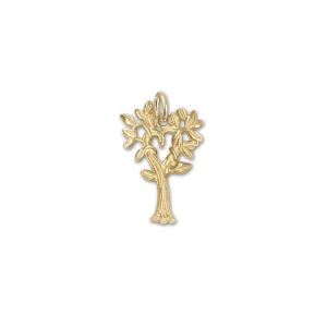 JHBreakell 14K Gold Love Heart Family Tree Charm
