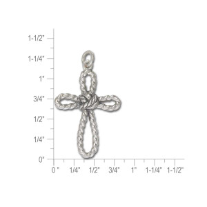 JHBreakell Sterling Silver Crew Knot Cross