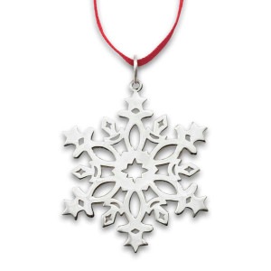 JHBreakell Sterling Silver 2021 Celestial Snowflake Ornament