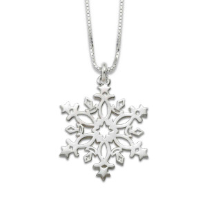 JHBreakell Sterling Silver 2021 Celestial Snowflake Pendant