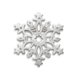 JHBreakell Sterling Silver 2021 Celestial Snowflake Pin