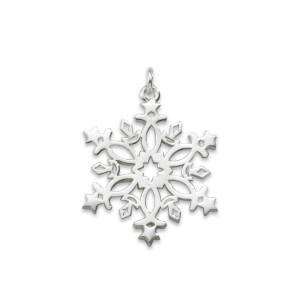 JHBreakell Sterling Silver 2021 Celestial Snowflake Charm