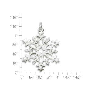 JHBreakell Sterling Silver 2021 Celestial Snowflake Charm