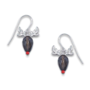 JHBreakell Sterling Silver Reindeer Earrings