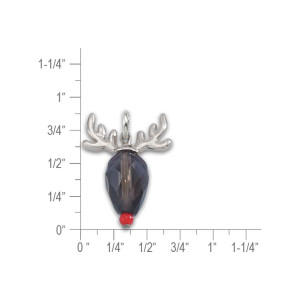 Sterling Silver Reindeer Charm