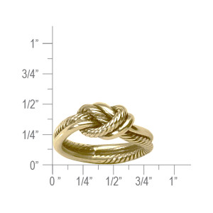 14k Gold Crew Knot Ring