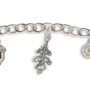 JHBreakell Sterling Silver Autumn Charm Bracelet