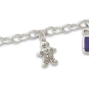 Sterling Silver Winter Whimsy Charm Bracelet