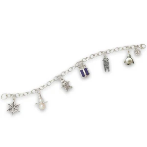 Sterling Silver Winter Whimsey Charm Bracelet