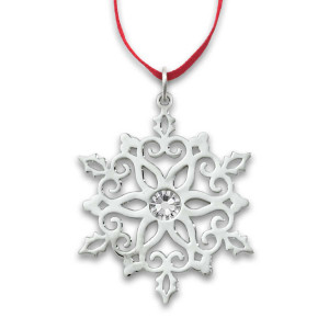 Sterling Silver 2022 50th Anniversary Snowflake Ornament