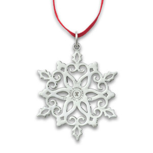 Sterling Silver 2022 50th Anniversary Snowflake Ornament