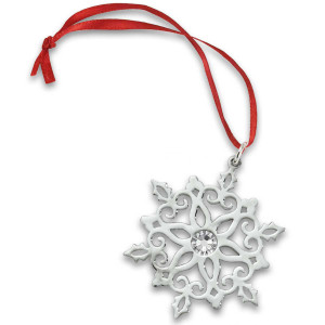 Sterling Silver 2022 50th Anniversary Snowflake Ornament