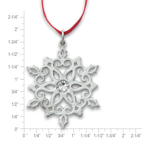 Sterling Silver 2022 50th Anniversary Snowflake Ornament
