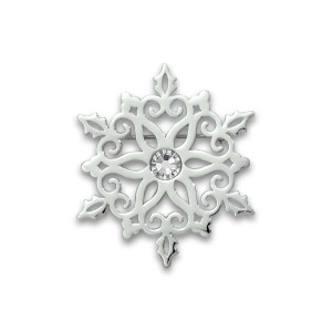 Sterling Silver 2022 50th Anniversary Snowflake Pin