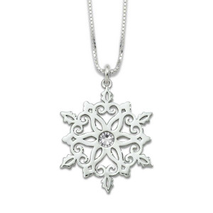 Sterling Silver 2022 50th Anniversary Snowflake Pendant