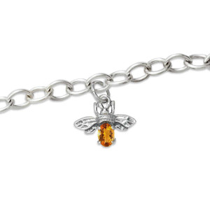 Sterling Silver Garden Charm Bracelet